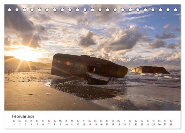 Produktbild: D&auml;nemarks Nordseezauber (Tischkalender 2026 DIN A5 quer), CALVENDO Monatskalender