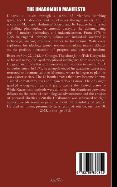 Produktbild: The Unabomber Manifesto
