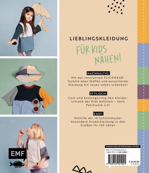 Produktbild: Patchwork – Kinderkleidung nähen
