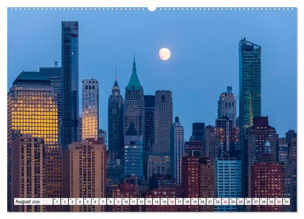 Produktbild: New York City - der besondere Blick auf Big Apple (Wandkalender 2026 DIN A2 quer), CALVENDO Monatskalender