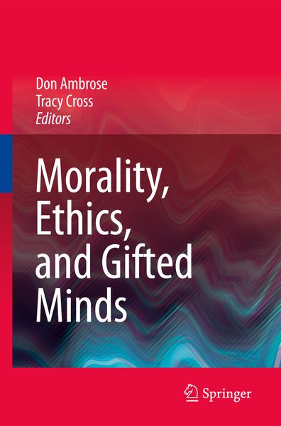 Produktbild: Morality, Ethics, and Gifted Minds