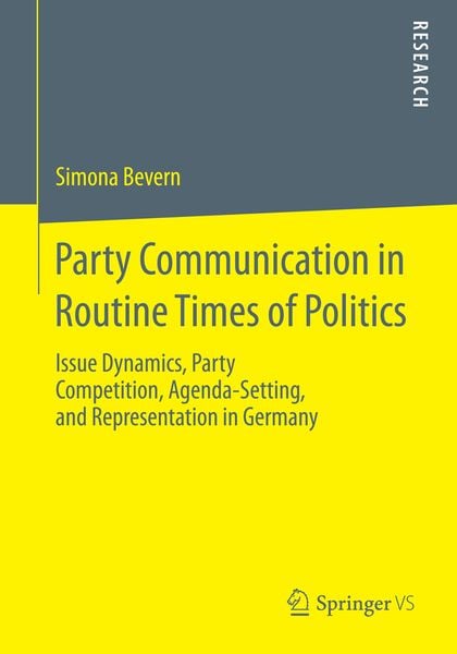Produktbild: Party Communication in Routine Times of Politics