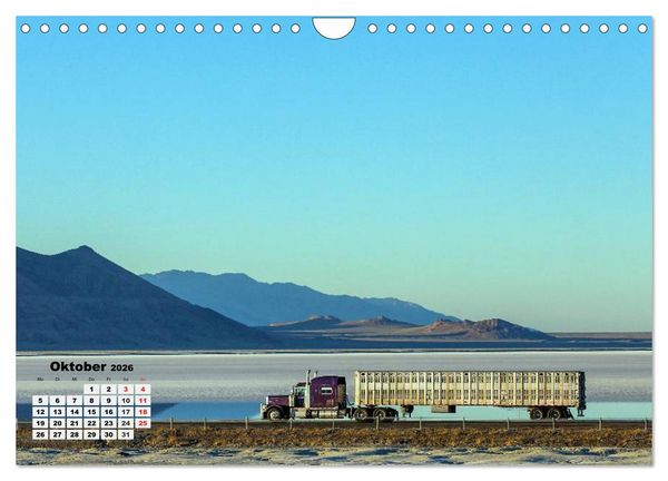 Produktbild: US-Trucks. Faszination Langhauber (Wandkalender 2026 DIN A4 quer), CALVENDO Monatskalender
