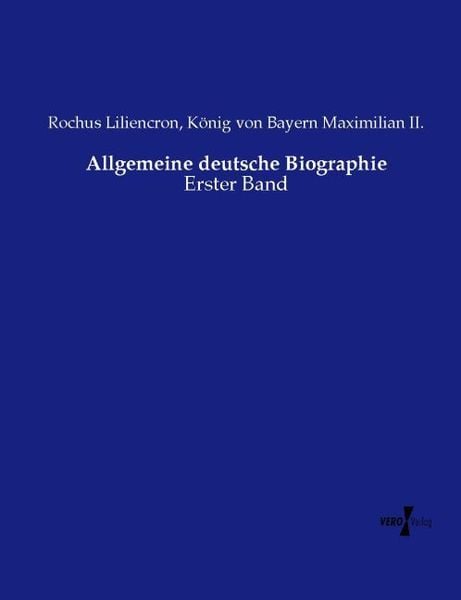 Produktbild: Allgemeine deutsche Biographie