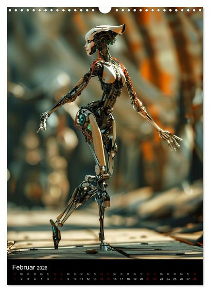 Produktbild: Roboter - Diven (Wandkalender 2026 DIN A3 hoch), CALVENDO Monatskalender