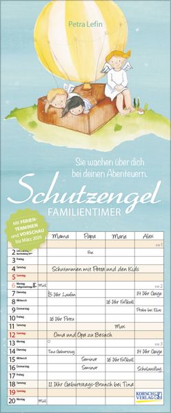 Familientimer Schutzengel 2025