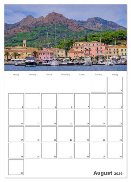 Produktbild: Faszinierendes Elba (Wandkalender 2026 DIN A4 hoch), CALVENDO Monatskalender