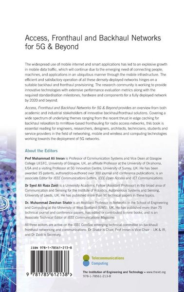 Produktbild: Access, Fronthaul and Backhaul Networks for 5g & Beyond