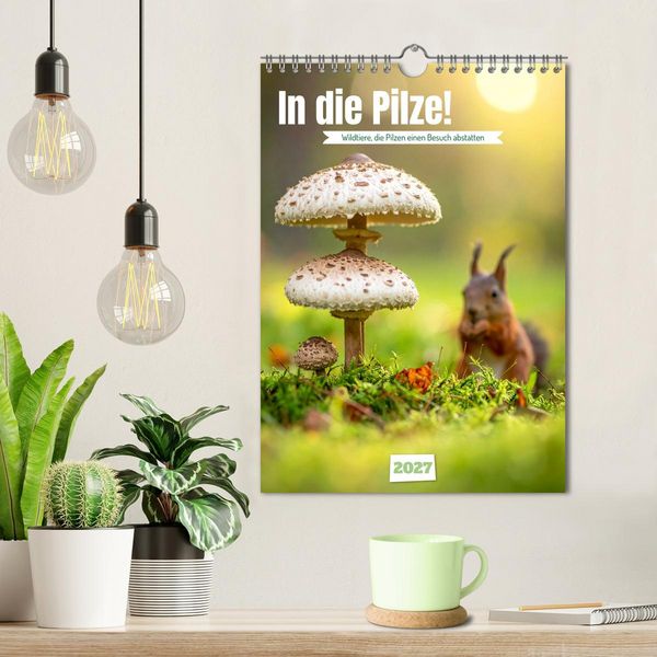Produktbild: In die Pilze (Wandkalender 2027 DIN A4 hoch), CALVENDO Monatskalender