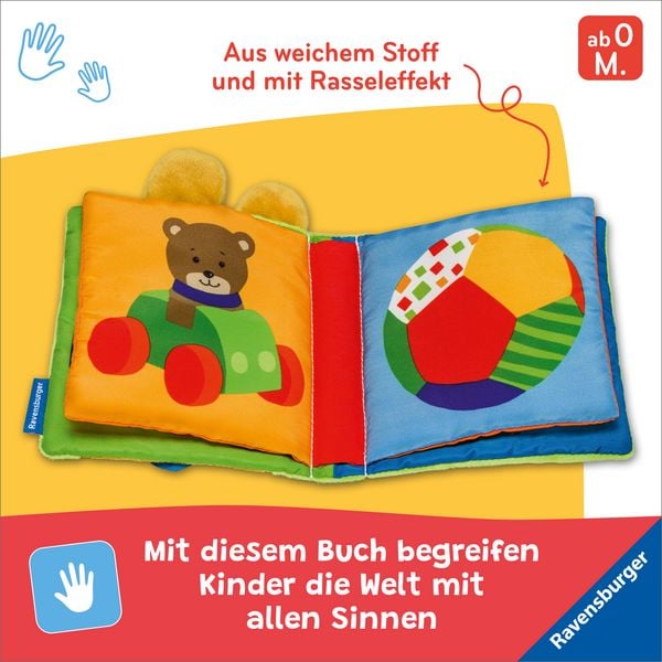 Produktbild: Ministeps: Mein allererstes Rasselbuch