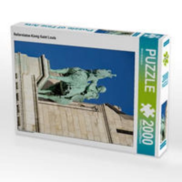 CALVENDO Puzzle Reiterstatue König Saint Louis | 2000 Teile Lege-Größe 90 × 67 cm Foto-Puzzle für glückliche Stunden