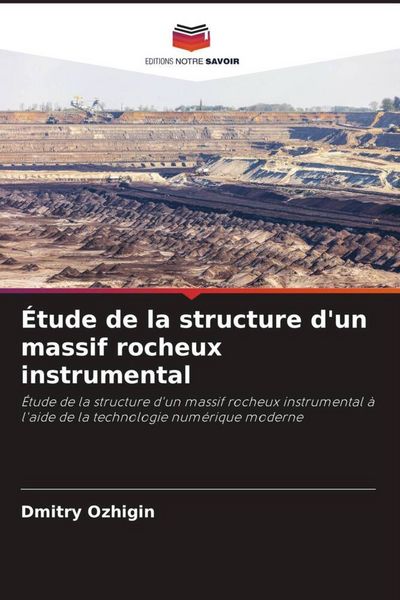 Produktbild: &Eacute;tude de la structure d'un massif rocheux instrumental