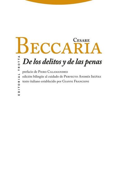 Produktbild: De los delitos y de las penas
