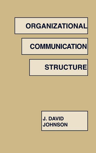 Produktbild: Organizational Communication Structure