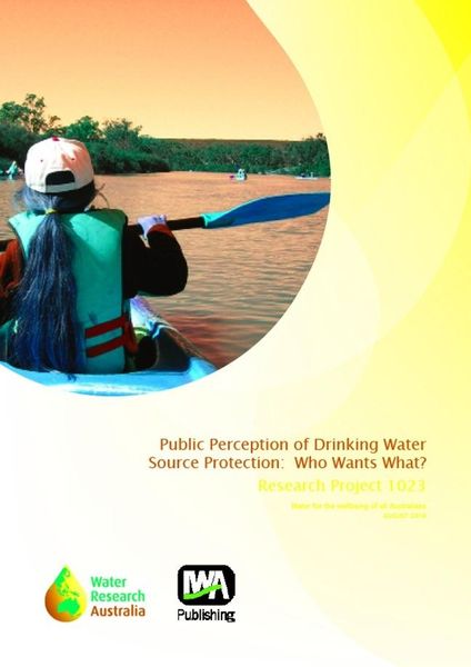 Produktbild: Public perception of drinking water source protection