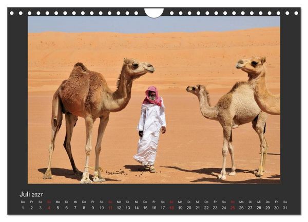 Produktbild: Zauber des Oman (Wandkalender 2027 DIN A4 quer), CALVENDO Monatskalender