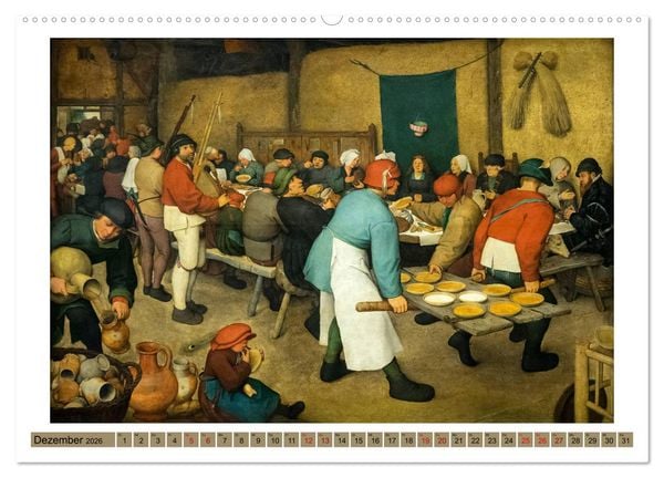 Produktbild: Pieter Bruegel d.&Auml;. (Wandkalender 2026 DIN A2 quer), CALVENDO Monatskalender
