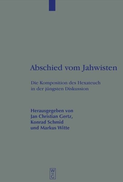 Produktbild: Abschied vom Jahwisten