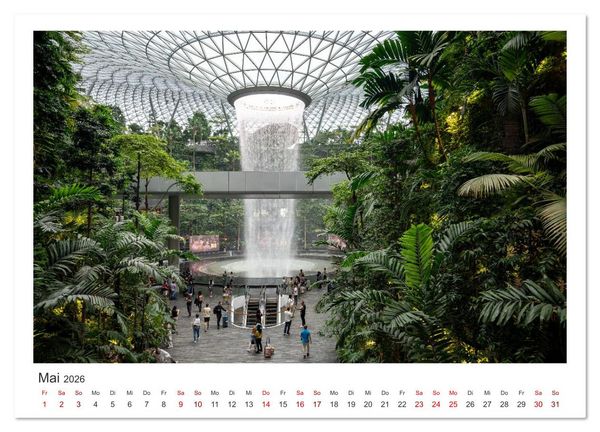 Produktbild: Singapur: Zwischen Wolkenkratzern und Superb&auml;umen (Wandkalender 2026 DIN A3 quer), CALVENDO Monatskalender