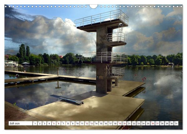 Magisches Darmstadt (Wandkalender 2025 DIN A3 quer), CALVENDO Monatskalender