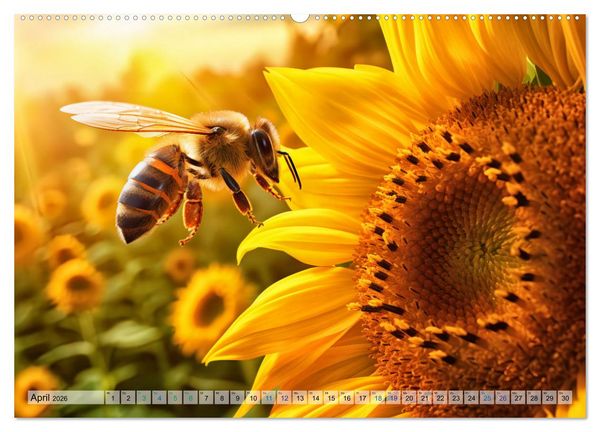 Produktbild: Wilde Nachbarn - Tierisches Treiben im Gartenparadies! (Wandkalender 2026 DIN A2 quer), CALVENDO Monatskalender
