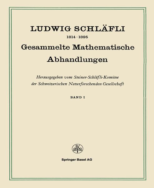Produktbild: Gesammelte Mathematische Abhandlungen