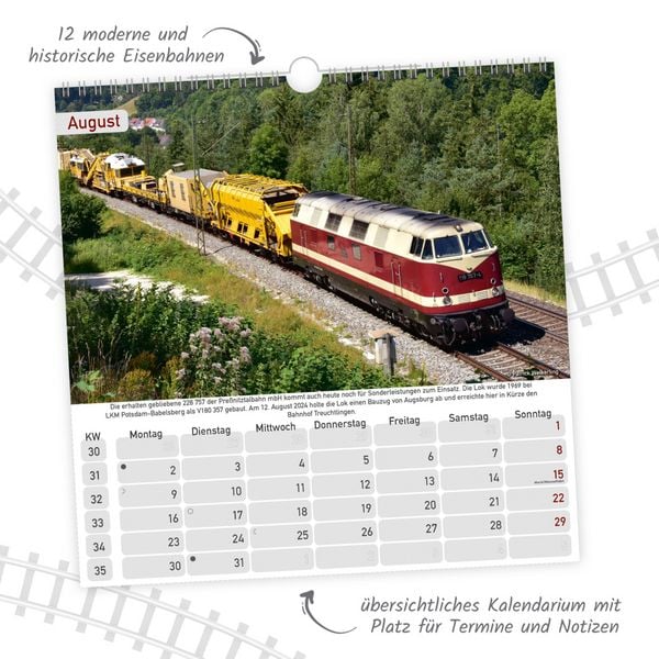 Produktbild: TR&Ouml;TSCH - Technikkalender DDR-Eisenbahnen 2027
