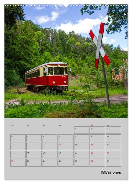 Produktbild: Brockenbahn - Terminplaner (hochwertiger Premium Wandkalender 2026 DIN A2 hoch), Kunstdruck in Hochglanz