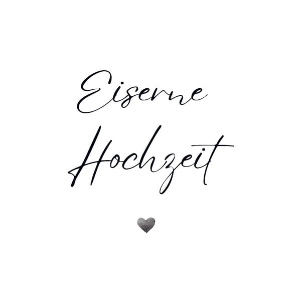 Produktbild: G&auml;stebuch "Eiserne Hochzeit"- Premium G&auml;stebuch Blanko