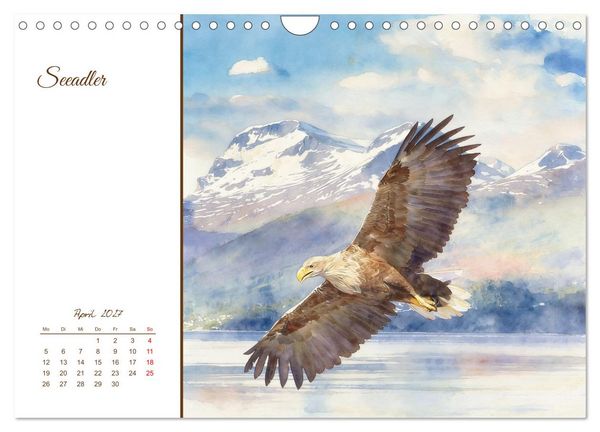 Produktbild: Tiere in Skandinaviens Wildnis (Wandkalender 2027 DIN A4 quer), CALVENDO Monatskalender