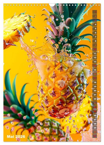 Produktbild: Fr&uuml;chtetraum - Jeden Monat eine fruchtige &Uuml;berraschung (Wandkalender 2026 DIN A3 hoch), CALVENDO Monatskalender