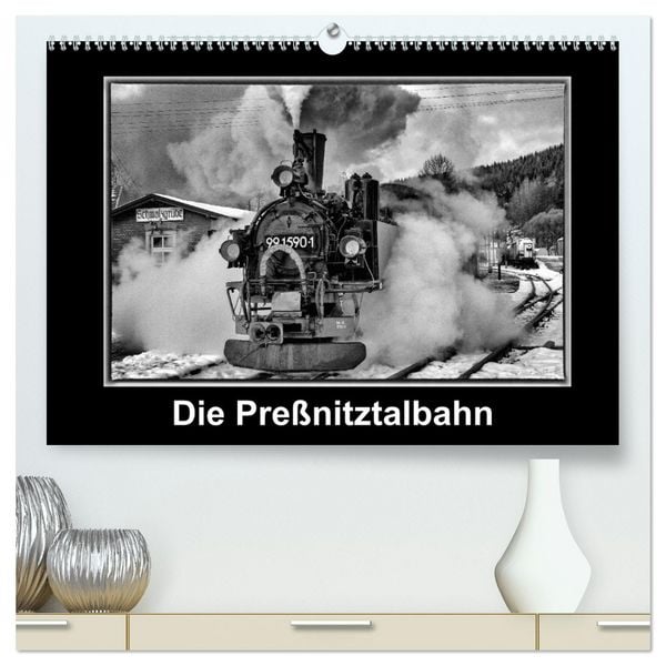 Produktbild: Die Pre&szlig;nitztalbahn (hochwertiger Premium Wandkalender 2026 DIN A2 quer), Kunstdruck in Hochglanz