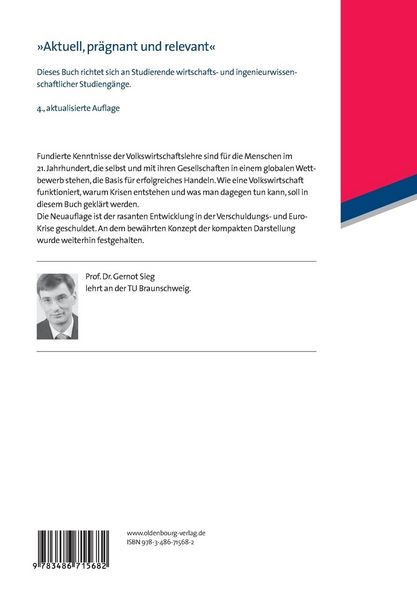 Produktbild: Volkswirtschaftslehre