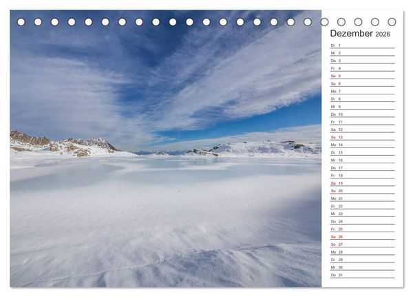 Produktbild: Bergseen im Ultental (Tischkalender 2026 DIN A5 quer), CALVENDO Monatskalender