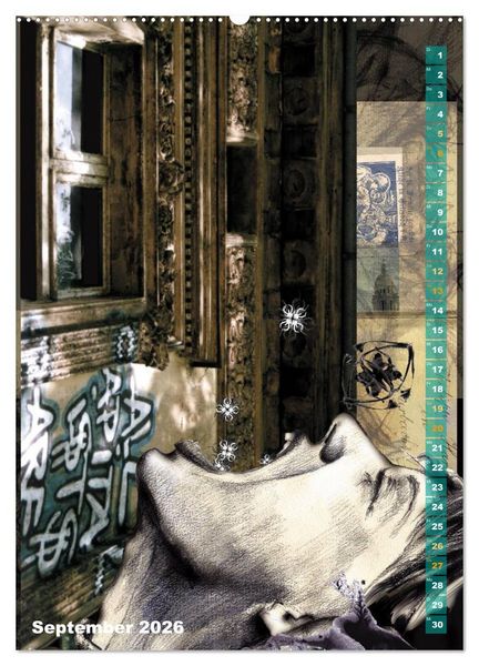 Produktbild: Dreams and Nightmares - Fantasy & Sci-Fi Art / 2026 (Wandkalender 2026 DIN A2 hoch), CALVENDO Monatskalender