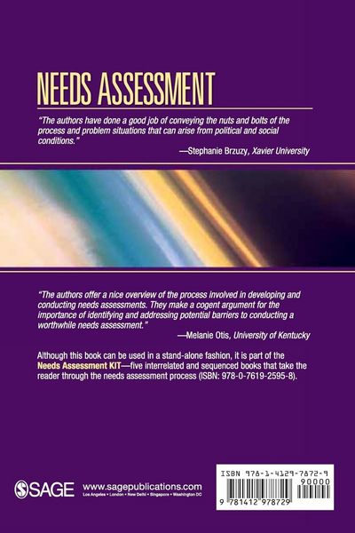 Produktbild: Needs Assessment Phase I
