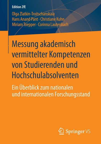 Produktbild: Messung akademisch vermittelter Kompetenzen von Studierenden und Hochschulabsolventen