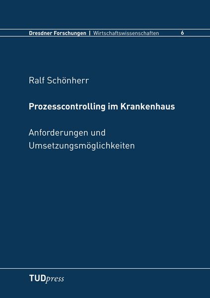Produktbild: Prozesscontrolling im Krankenhaus