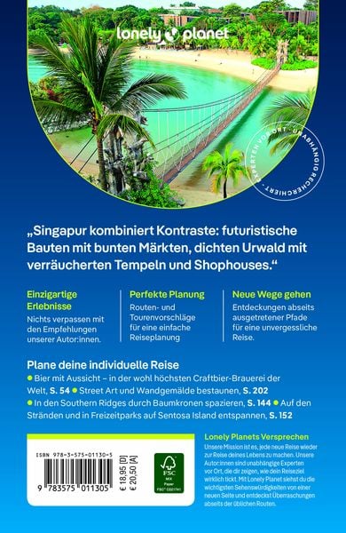 LONELY PLANET Reiseführer Singapur