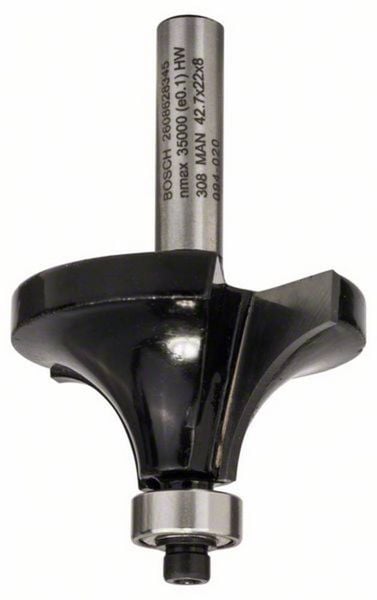 Produktbild: Bosch Accessories 2608628345 Abrundfr&auml;ser Hartmetall L&auml;nge 66 mm Schaftdurchmesser 8 mm