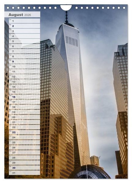 Produktbild: New York - Manhattan (Wandkalender 2026 DIN A4 hoch), CALVENDO Monatskalender