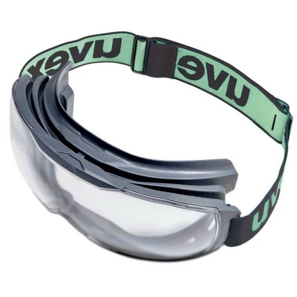 Produktbild: uvex megasonic planet 9320295 Schutzbrille inkl. UV-Schutz Grau, Gr&uuml;n EN 166:2001, EN 170:2002