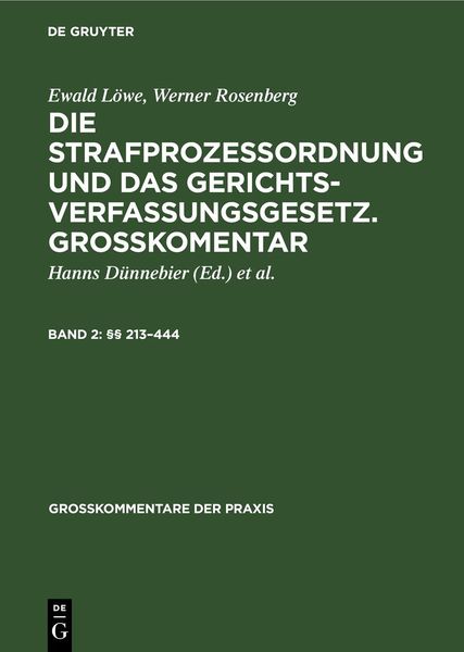 Produktbild: &sect;&sect; 213&ndash;444