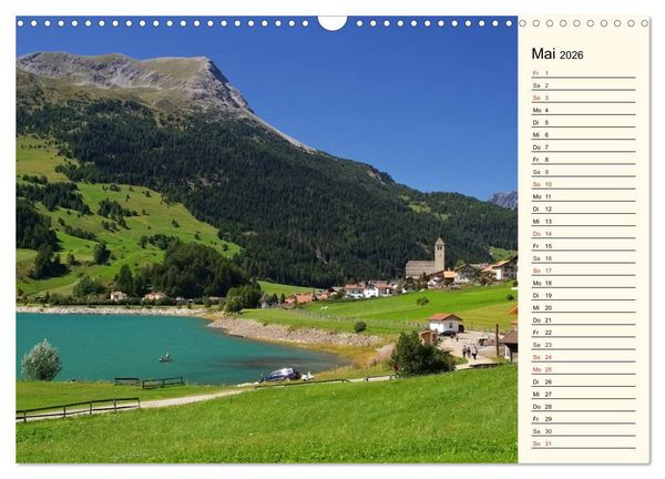Produktbild: Vinschgau - Die Sonnenseite S&uuml;dtirols (Wandkalender 2026 DIN A3 quer), CALVENDO Monatskalender