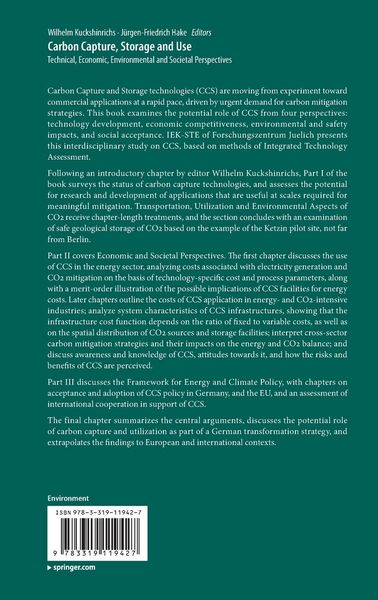 Produktbild: Carbon Capture, Storage and Use