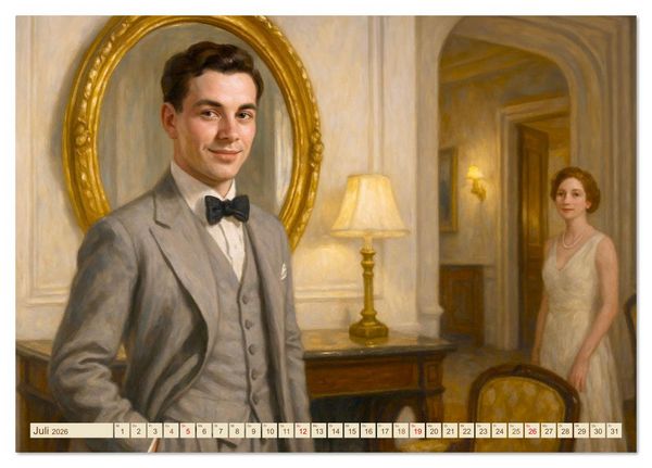Produktbild: Thomas Mann. Sein Leben, seine Werke (Tischkalender 2026 DIN A5 quer), CALVENDO Monatskalender