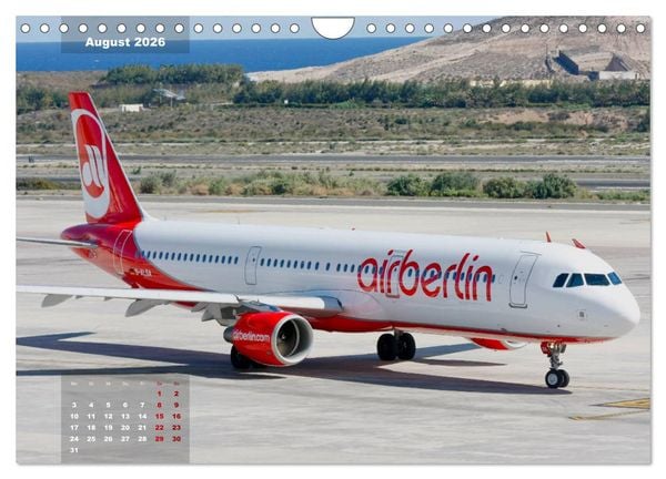 Produktbild: In Memoriam Air Berlin (Wandkalender 2026 DIN A4 quer), CALVENDO Monatskalender