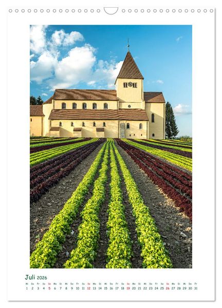 Produktbild: Insel Reichenau im Bodensee (Wandkalender 2026 DIN A3 hoch), CALVENDO Monatskalender