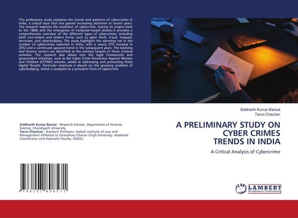Produktbild: A Preliminary Study On Cyber Crimes Trends in India
