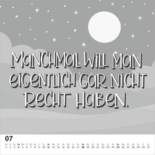 Produktbild: Funny Quotes im Quadrat 2027